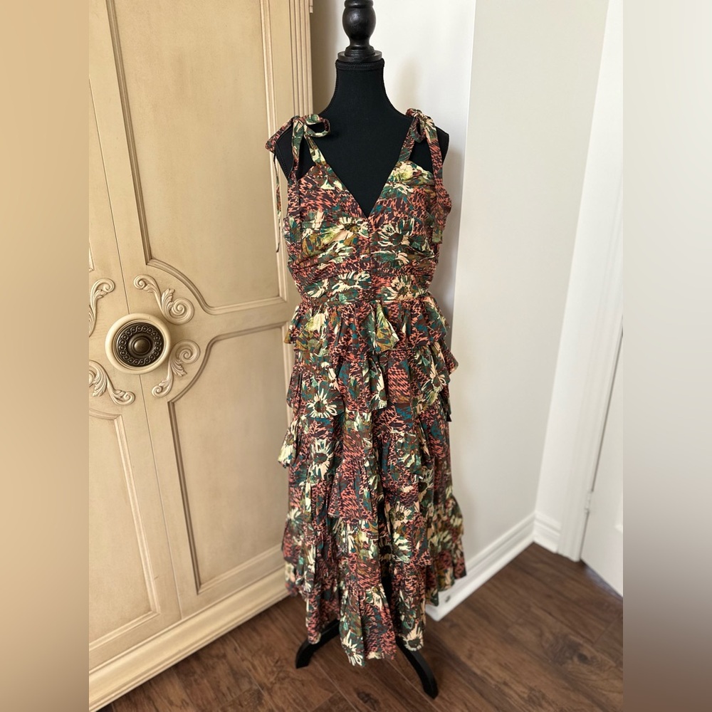 Ulla Johnson, midi tiered dress